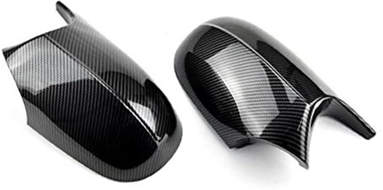 XYWOPO Rückspiegelkappe Flügelseitenspiegelabdeckung, for, Facelift E90 E91 2008–2011 E92 E93 2010–2013 LCI Autozubehör Auto-Außenspiegelabdeckung(Black Carbon pattern-02) von XYWOPO