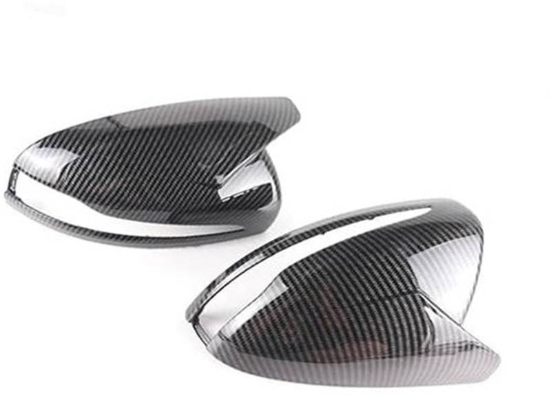 XYWOPO Seitenrückspiegelabdeckung, for, for, C GLC SE Klasse W205 X253 W222 W213 W238 Ersatz Carbon Black Caps Shell LHD Auto-Außenspiegelabdeckung(Black Carbon Pattern-2) von XYWOPO