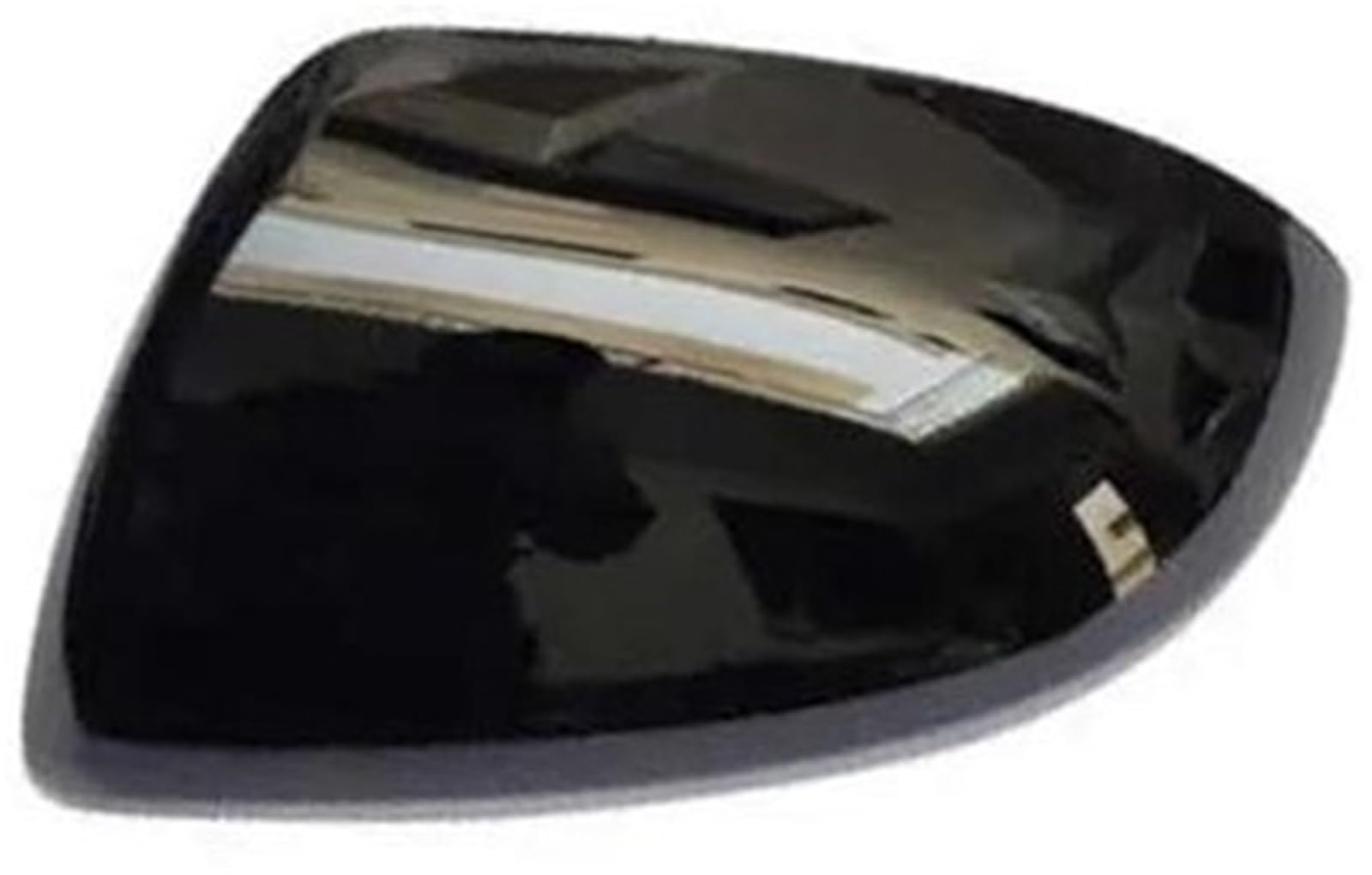 XYWOPO Seitenrückspiegelabdeckung, for Mazda, 3 1.6 2009 2010 2011 2012 Außenspiegelkappe mit lackierter Farbe Auto-Außenspiegelabdeckung(Black Black Left L) von XYWOPO