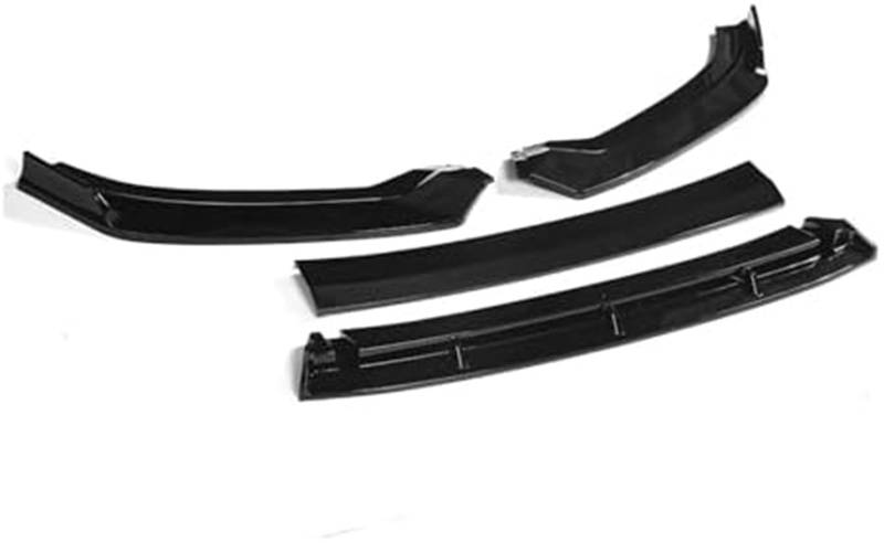 XYWOPO Splitter, for A3 S3 2017-2019 3-teiliger Auto-Frontstoßstangensplitter, Lippenabweiser, Lippen, Kinnstoßstangenspoiler, Splitter, ADiffusor, Body Kit, Lippensplitter Autospoiler-Splitter von XYWOPO