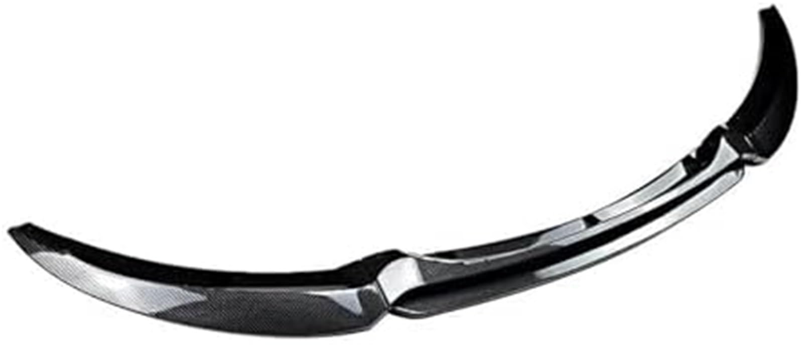 XYWOPO Splitter 4-teilig, for BMW, E82 E88 1er 118d 120i 120d 125i 135i 2008-2013 Frontstoßstangensplitter Lippe Canard Spoiler Diffusor Body Kits Lippensplitter (Schwarz glänzend) Autospoiler-Splitte von XYWOPO