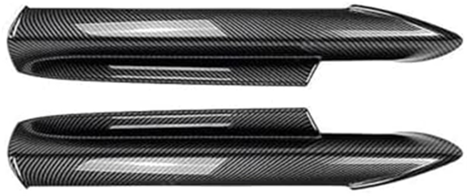 XYWOPO Splitter Frontstoßstangenlippen-Bodykit Spoilersplitter Stoßstangen-Canard-Lippensplitter Autozubehör, for BMW, 3er E90 E91 Tech 2005-2008 Lippensplitter (Glanzschwarze Lippe) Autospoiler-Split von XYWOPO
