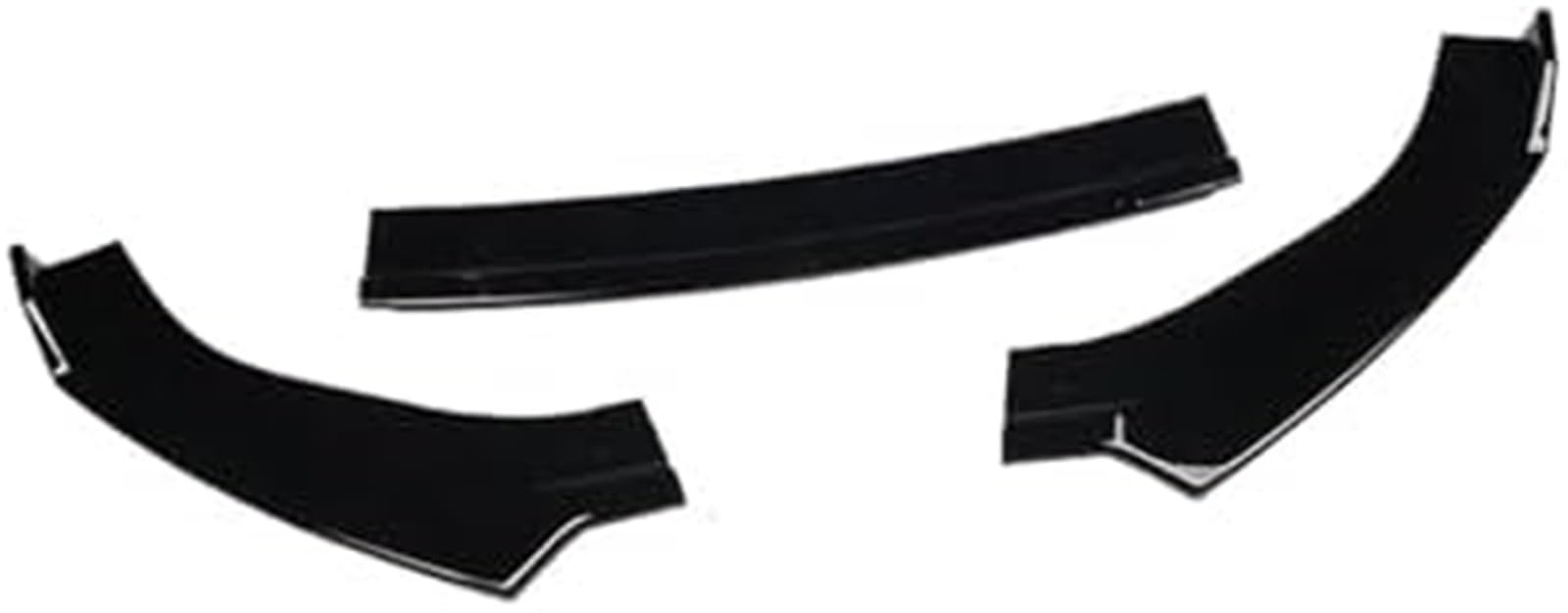 XYWOPO Splitter Frontstoßstangensplitter Lippendiffusor Body Kit Spoilerschutz, for Golf, 7 7.5 MK7 MK7.5, for GTI, for GTD R, for Line 2012-2020 Lippensplitter (Schwarz glänzend) Autospoiler-Splitter von XYWOPO