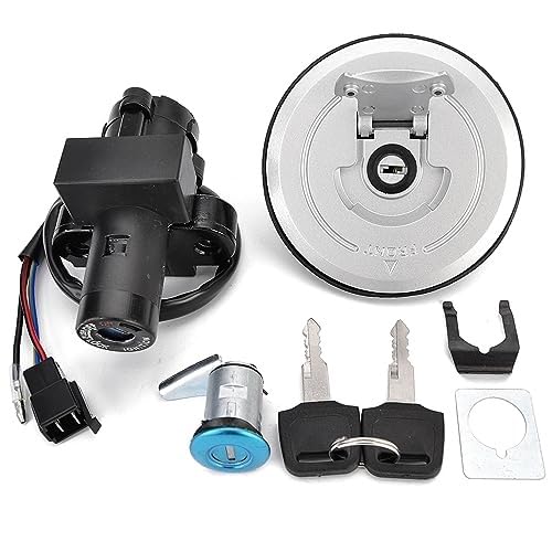 XYWOPO Zündschalter, for Sitz, Schlossschlüssel Tankdeckel-Set, for CB600F Hornet CB600F22 Hornet S PC36 CB250 Hornet 250 35010-MBZ-D00 /01 von XYWOPO