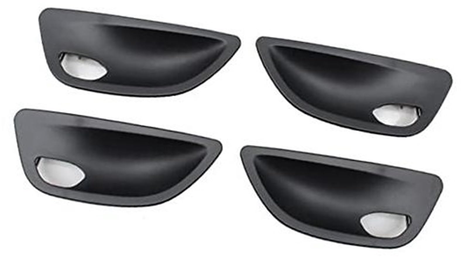 XYWOPO for, 5er F10 F11 F18 2010–2017, Links und rechts, Innentürgriff-Schüssel-Abdeckung, Ersatz Auto-Innentürgriff(Black) von XYWOPO