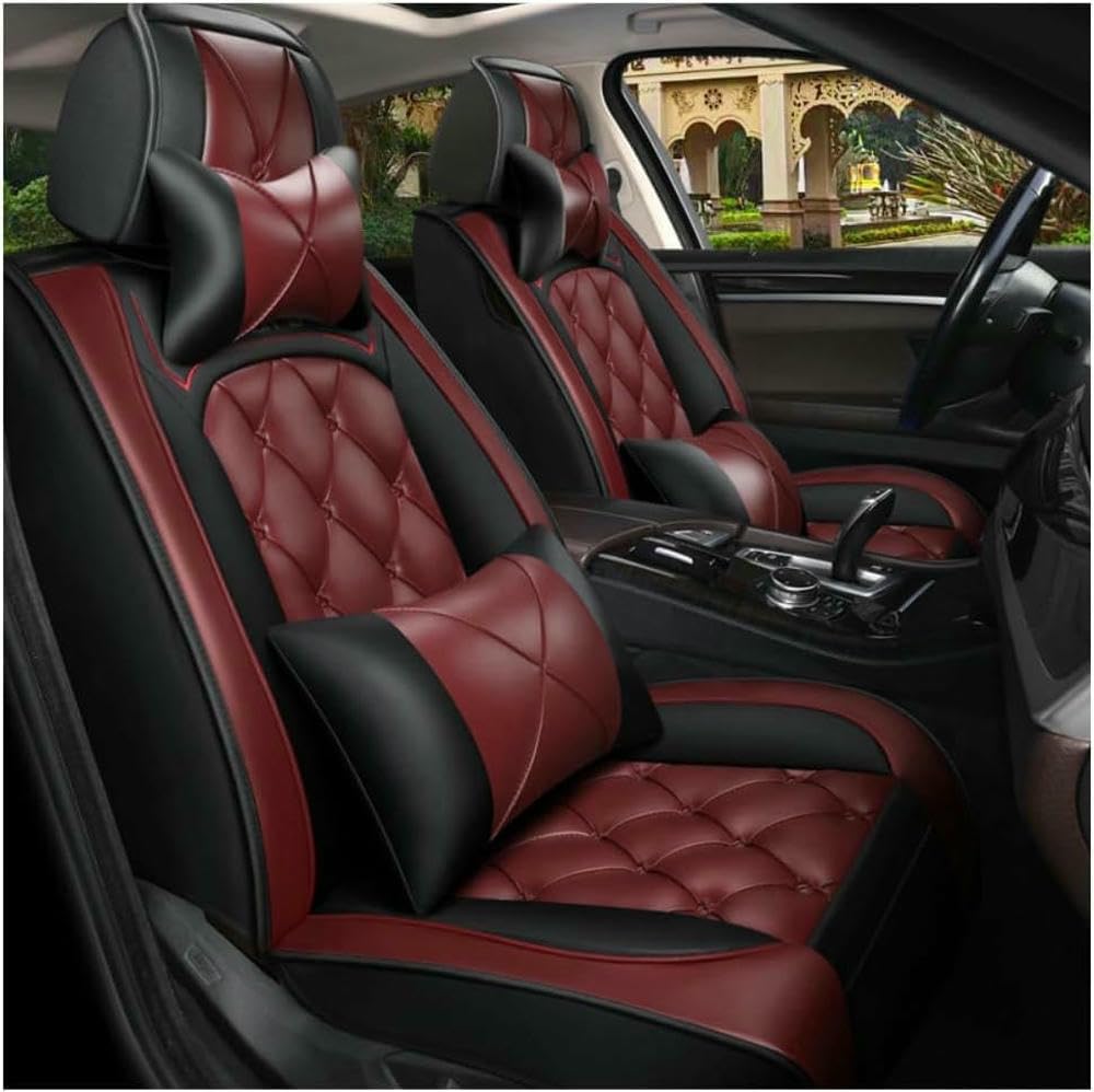 XYZASC-Autositzbezüge sind geeignet für Citroen Ds4 DS5 DS6 Triumph C2 C3 C4 C5 C6 C4L Picasso C4 Aircross Cactus C-Crosser C-XR Autoschutzhüllen/Zubehör,Rot XYZASC-Autositzbezüge sind geeignet für Citroen Ds4 DS5 DS6 Triumph C2 C3 C4 C5 C6 C4L Picasso C4 Aircross Cactus C-Crosser C-XR Autoschutzhüllen/Zubehör,Rot von XYZASC