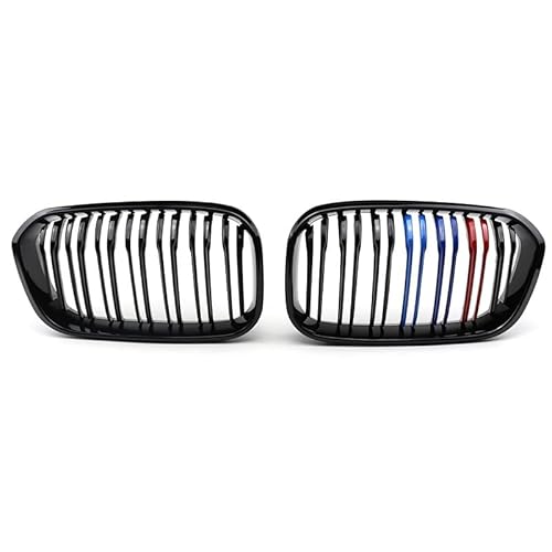 Auto Frontgitter Kühlergrill, für BMW 1 Series F20 2015-2018 Frontstoßstange Front Kühlergrille Rahmen,C von XYghzh