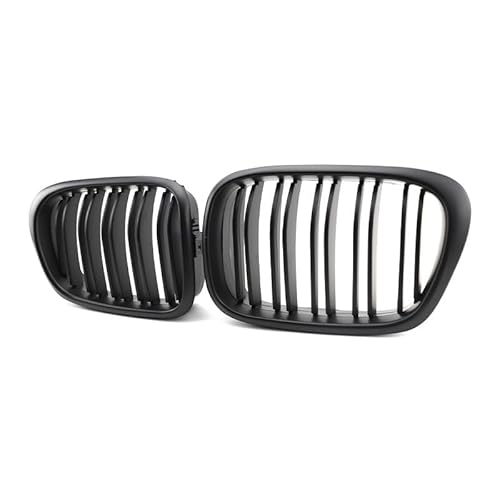 Auto Frontgitter Kühlergrill, für BMW 5 Series E39 2002-2004 Frontstoßstange Front Kühlergrille Rahmen,B von XYghzh