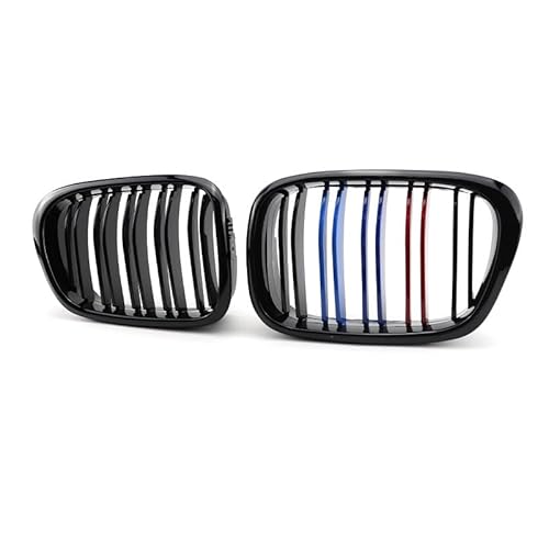 Auto Frontgitter Kühlergrill, für BMW 5 Series E39 2002-2004 Frontstoßstange Front Kühlergrille Rahmen,C von XYghzh
