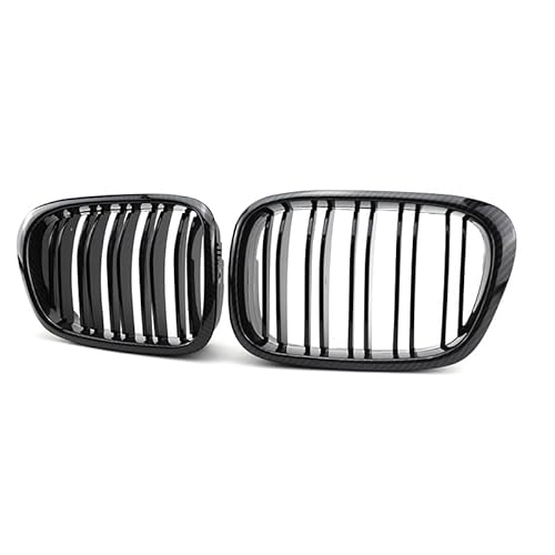 Auto Frontgitter Kühlergrill, für BMW 5 Series E39 2002-2004 Frontstoßstange Front Kühlergrille Rahmen,D von XYghzh