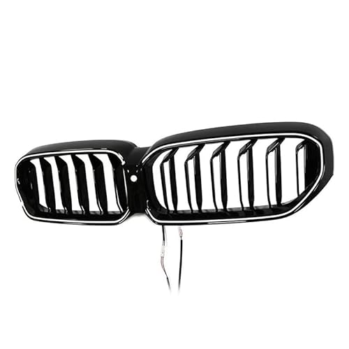Auto Frontgitter Kühlergrill, für BMW 5 Series G30 G38LCI LED 2021-IN Frontstoßstange Front Kühlergrille Rahmen von XYghzh