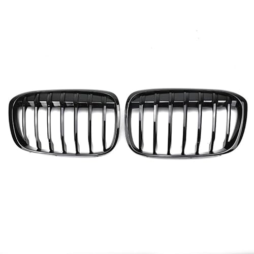 Auto Frontgitter Kühlergrill, für BMW X1 F48 F49 2017-2019 Frontstoßstange Front Kühlergrille Rahmen von XYghzh