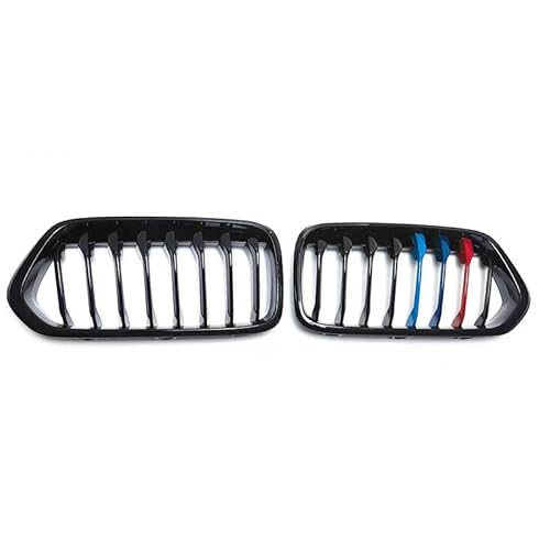 Auto Frontgitter Kühlergrill, für BMW X2 F39 2019-IN Frontstoßstange Front Kühlergrille Rahmen,B von XYghzh