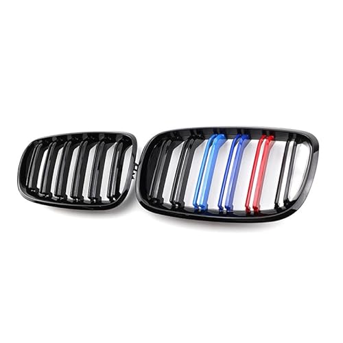 Auto Frontgitter Kühlergrill, für BMW X5/X6 E70/E71 2008-2014 Frontstoßstange Front Kühlergrille Rahmen,A von XYghzh