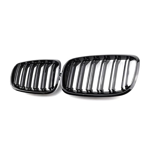 Auto Frontgitter Kühlergrill, für BMW X5/X6 E70/E71 2008-2014 Frontstoßstange Front Kühlergrille Rahmen,B von XYghzh