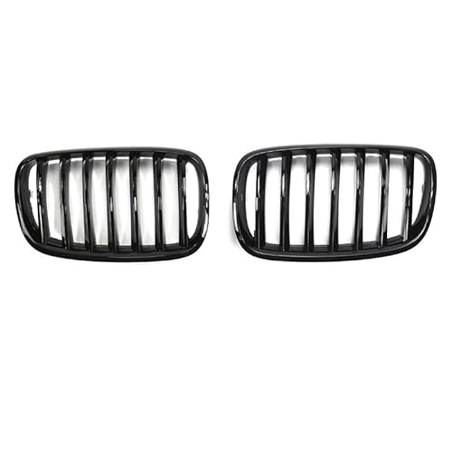 Auto Frontgitter Kühlergrill, für BMW X5 X6 / E70 E71 2008-2014 Frontstoßstange Front Kühlergrille Rahmen von XYghzh
