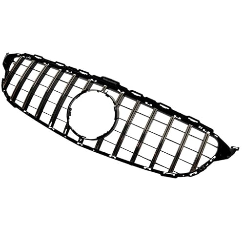 Auto Frontgitter Kühlergrill, für Benz C-Class W205 Early 2015-2018 Frontstoßstange Front Kühlergrille Rahmen,A-With camera von XYghzh