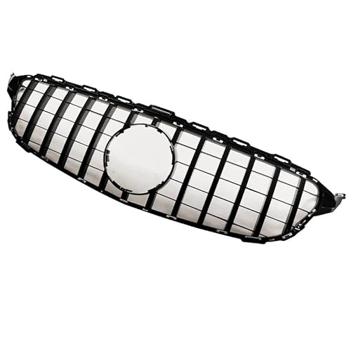 Auto Frontgitter Kühlergrill, für Benz C-Class W205 Early 2015-2018 Frontstoßstange Front Kühlergrille Rahmen,B-Without camera von XYghzh