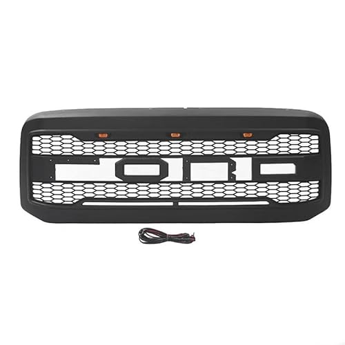Auto Frontgitter Kühlergrill, für Ford F250 2005-2007 LED Frontstoßstange Front Kühlergrille Rahmen von XYghzh