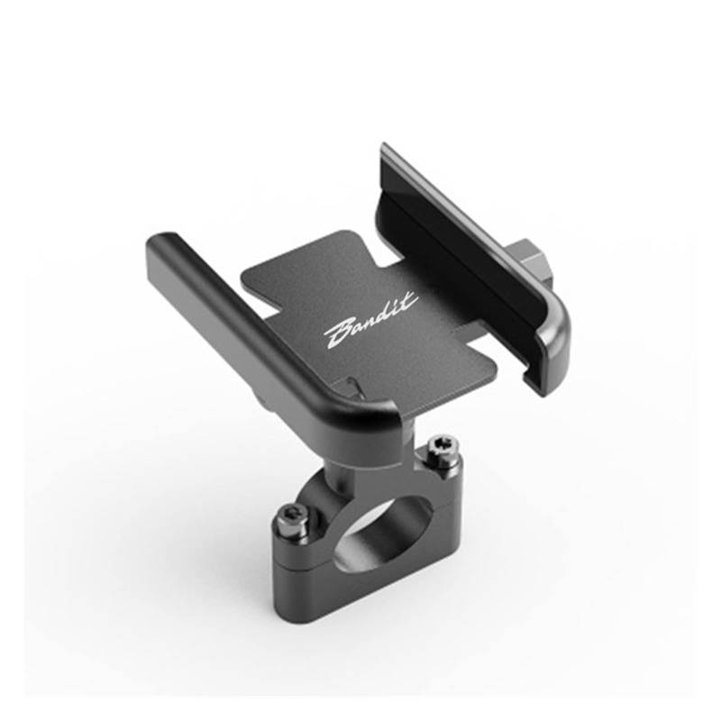 Für Suzuki Bandit 1200 1250/S/F 250 400 650 GSF650 Motorradzubehör Lenker Handyhalter GPS Ständer Halterung (Farbe : H Black) von XZLDSD