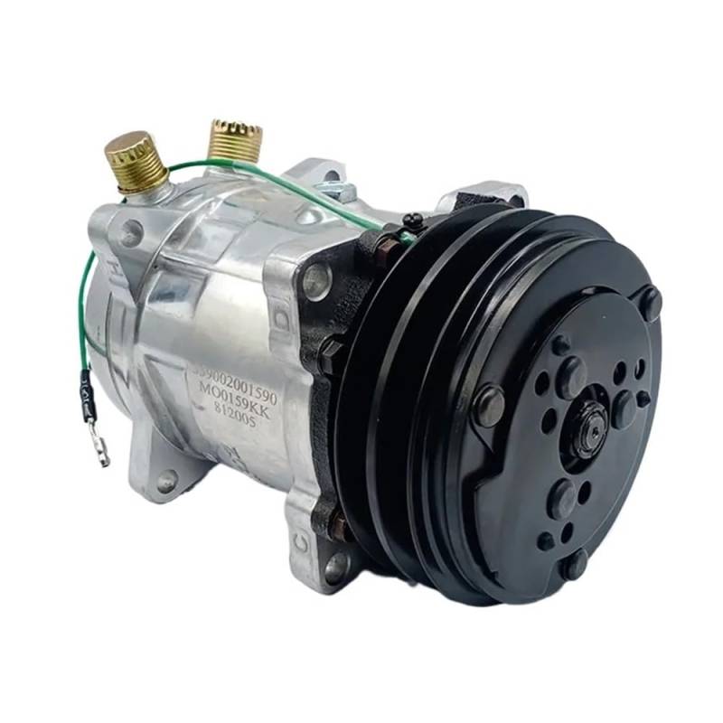 XZXZVB Auto-AC-Kompressor, kompatibel mit Sanden, 2er-Pack, Riemenscheibe, 12 V/24 V(12VO) von XZXZVB