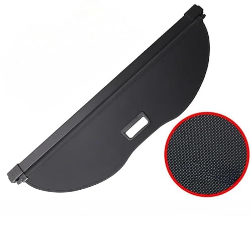 XZXZVB Kofferraumabdeckung, Gepäck, kompatibel mit Gepäckträger, Vorhang-Zugschnalle, schwarz, einziehbare Laderaumabdeckung, kompatibel mit Equinox Captiva Menlo Orlando, Zubehör(For Chevrolet Menlo) von XZXZVB