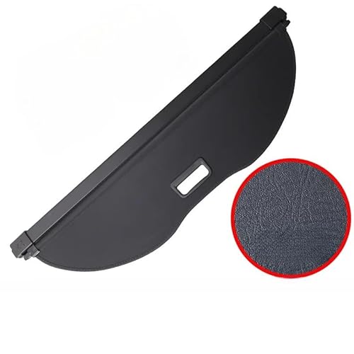 XZXZVB Kofferraumabdeckung, Gepäck, kompatibel mit Gepäckträger, Vorhang-Zugschnalle, schwarz, einziehbare Laderaumabdeckung, kompatibel mit Equinox Captiva Menlo Orlando, Zubehör(for Menlo PU) von XZXZVB