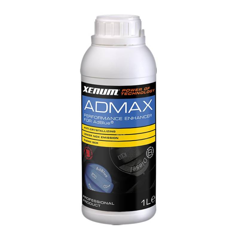 Xenum ADMAX 1 Liter AdBlue®-Systemoptimierer für Dieselfahrzeuge Verhindert und entfernt Kristallisierungen Patentiert Zertifiziert - Geprüft von Xenum