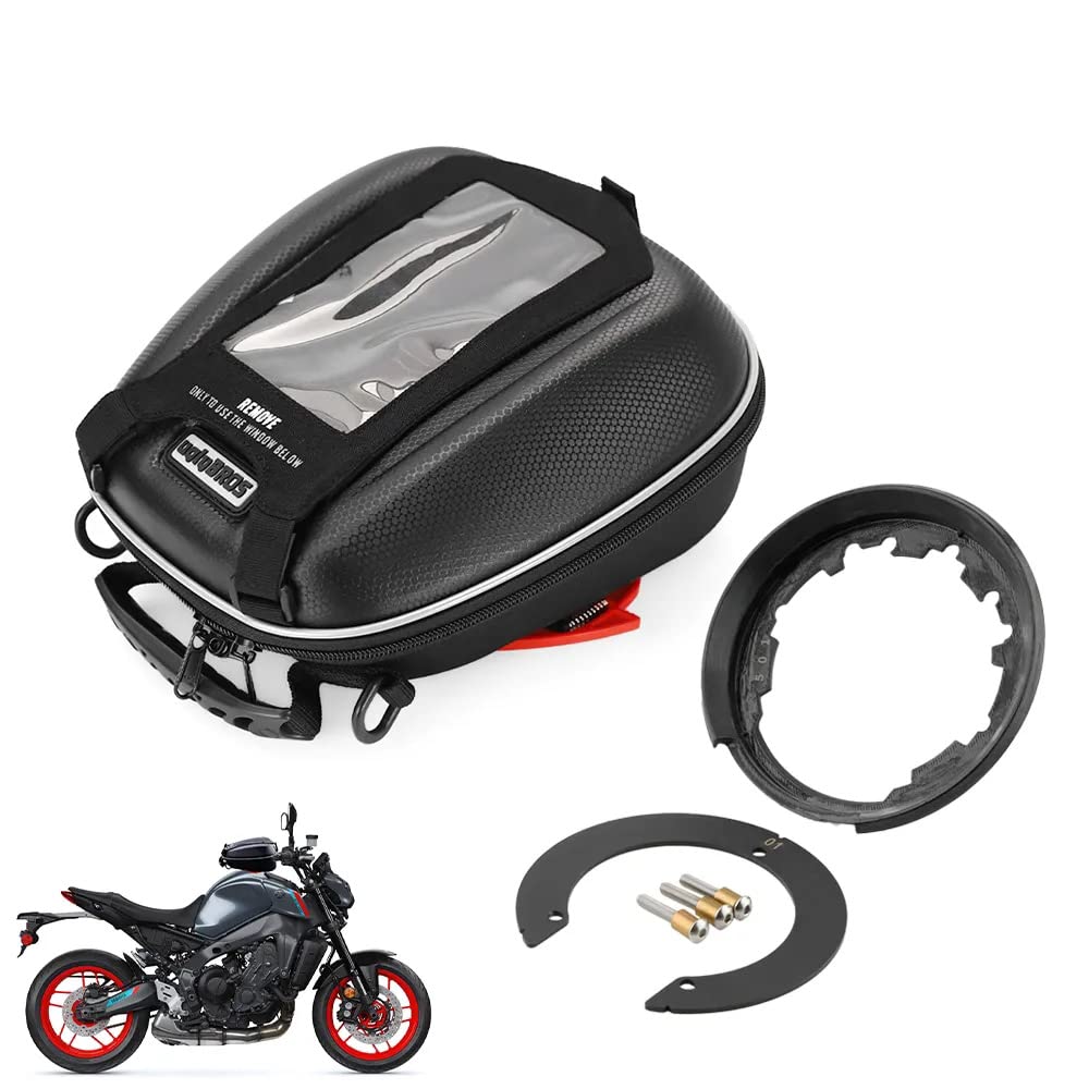 Kraftstoff-Tanktasche für Yamaha MT-09 Tracer 9 900/GT MT09 2014-2022 Motorrad Tour Gepäck Aufbewahrungsbox mit Handy GPS Halter Wasserdicht Tragbar von Xerial