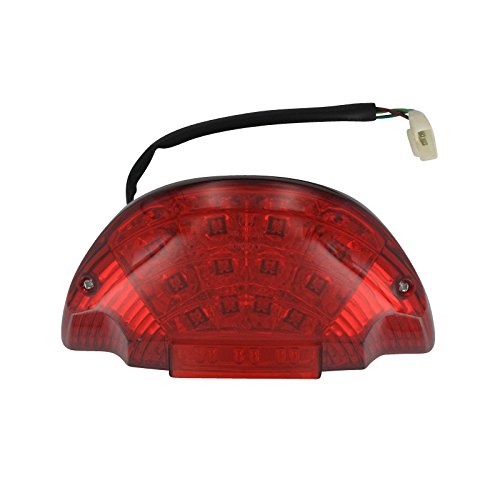 Xfight-Parts Rücklicht LED komplett rot mit E Marke YYB915024001 für Rex Milano 50 von Xfight-Parts