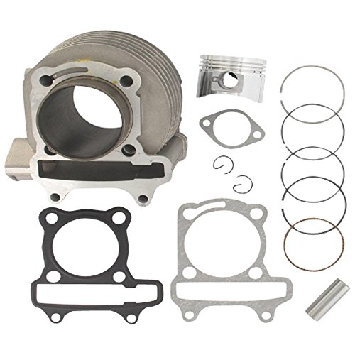 Xfight-Parts Zylinderkit komplett mit Kolben D52.4,Bolzen,Dichtg. 4Takt 125ccm 152QMI (GY6-1) von Xfight-Parts