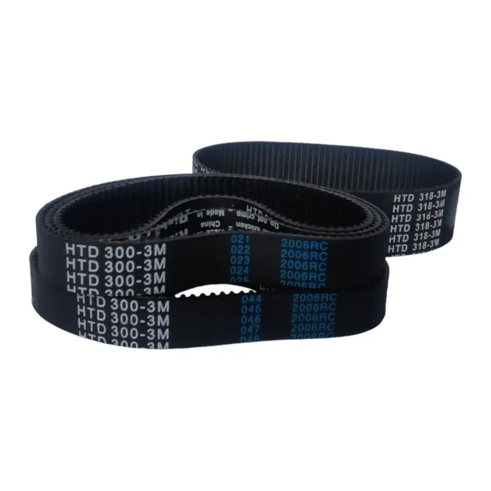 Antriebriemen HTD 300CM Zahnriemen C = 216/219/222/225/228/231/234/237/240/243 Breite 6/9/10/12/15/20 Mm Rubbe Closed Loop Synchron Pitch 3 Mm Transferriemen(3M 228(Teeth76),2PIECE_15MM) von Xgupxuc