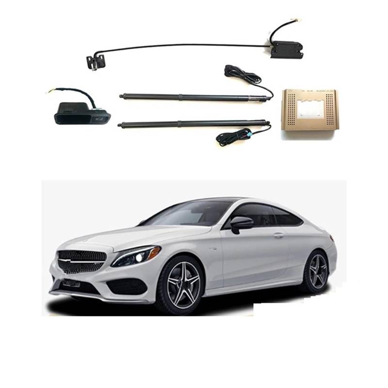 Gasdruckfeder Auto-Trunk-Lift Für Benz C Für Coupe MB C205 2015~2021, Elektrische Heckklappe, Heckklappenstrebe, Automatischer Hecktürantrieb Kofferraum Gasfeder von Xgupxuc