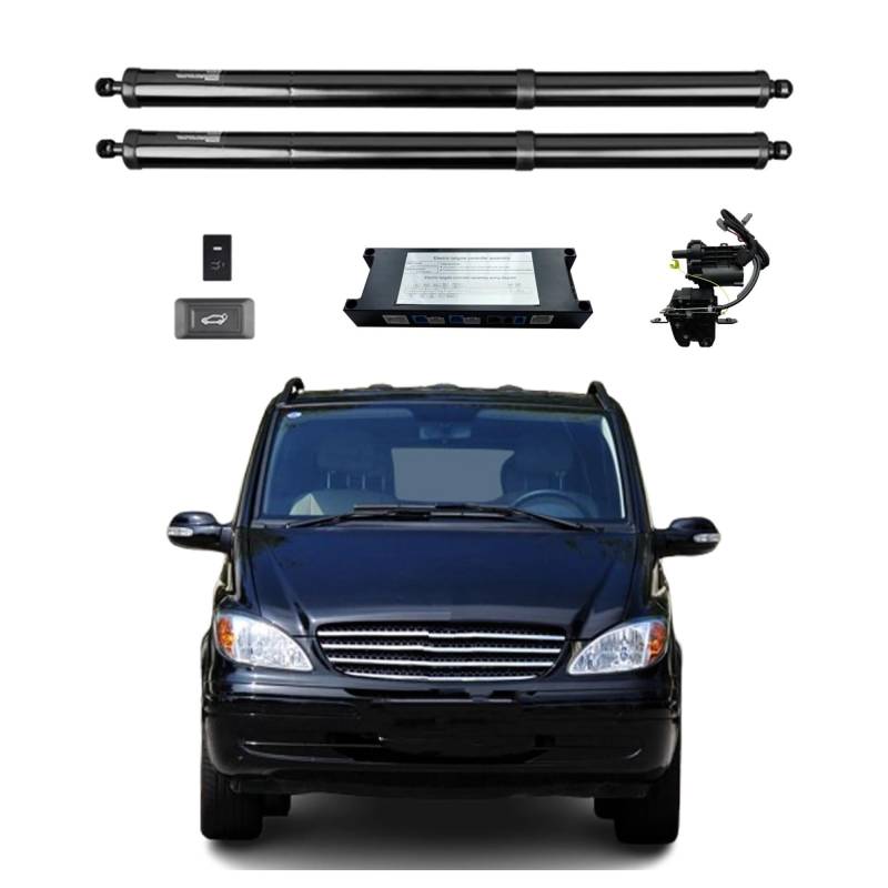 Gasdruckfeder Für Benz Für Vito Für Viano Für V-Klasse Für Valente W639 2010-2015 Elektrische Heckklappe Power Back Door Heckklappe Auto Boot Trunk Strut Kofferraum Gasfeder(Without Kick Sensor) von Xgupxuc