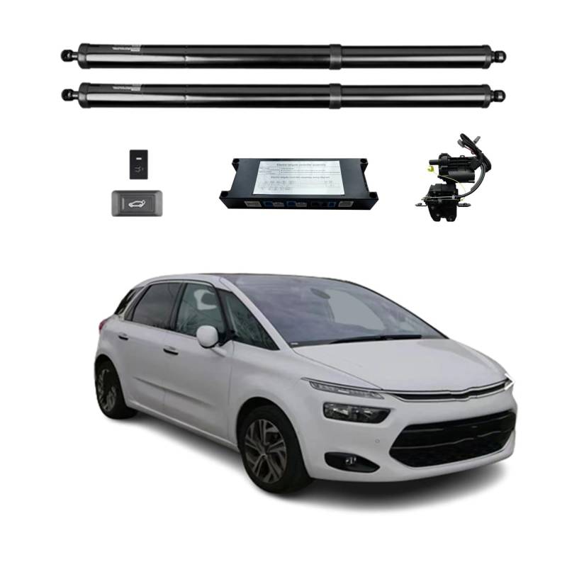 Gasdruckfeder Für Citroen C4 Für Picasso (5-Sitzer) 2014-2017 Elektrische Heckklappe Power Zurück Tür Heckklappe Heckklappe Auto Boot Trunk Strut Shock Kofferraum Gasfeder(Without Kick Sensor) von Xgupxuc