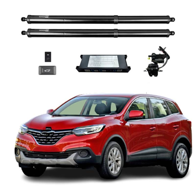 Gasdruckfeder Für Kadjar 2015-2022 Elektrische Heckklappe Power Zurück Tür Heckklappe Heckklappe Auto Boot Stamm Strut Shock Lift Stange Antrieb Kofferraum Gasfeder(with Kick Sensor) von Xgupxuc