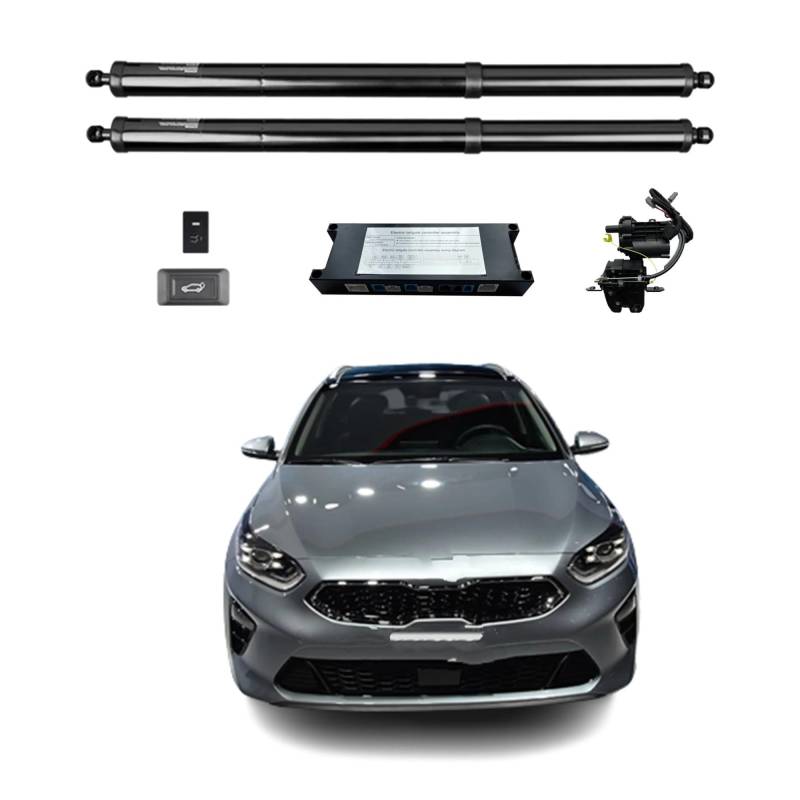 Gasdruckfeder Für Kia Für Ceed SW 2018+ Elektrische Heckklappe Power Hintertür Heckklappe Heckklappe Auto Boot Trunk Strut Shock Lift Rod Actuator Kofferraum Gasfeder(Without Kick Sensor) von Xgupxuc