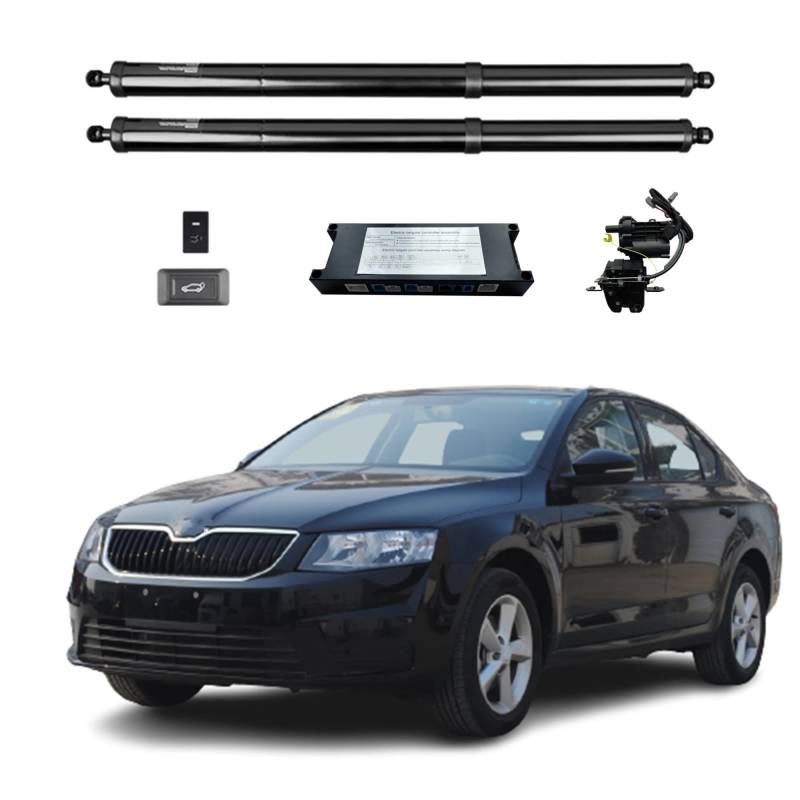 Gasdruckfeder Für Skoda Für Octavia A7 2014-2019 Elektrische Heckklappe Power Hinten Tür Heckklappe Auto Boot Trunk Strut Shock Hub Stange Antrieb Kofferraum Gasfeder(Without Kick Sensor) von Xgupxuc