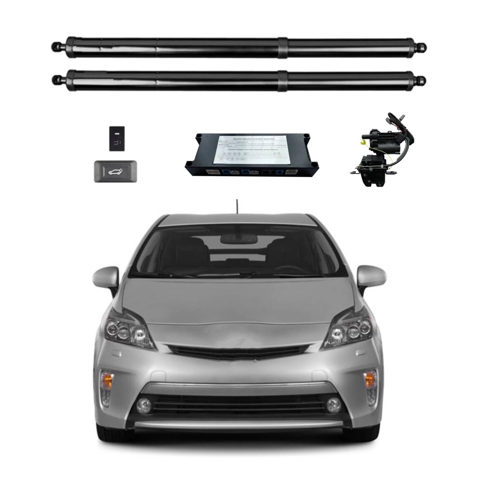 Gasdruckfeder Für Toyota Für Prius Für Plug-in 2012-2015 Elektrische Heckklappe Power Hintertür Heckklappe Heckklappe Auto Boot Trunk Strut Shock Hubstange Kofferraum Gasfeder(with Kick Sensor) von Xgupxuc