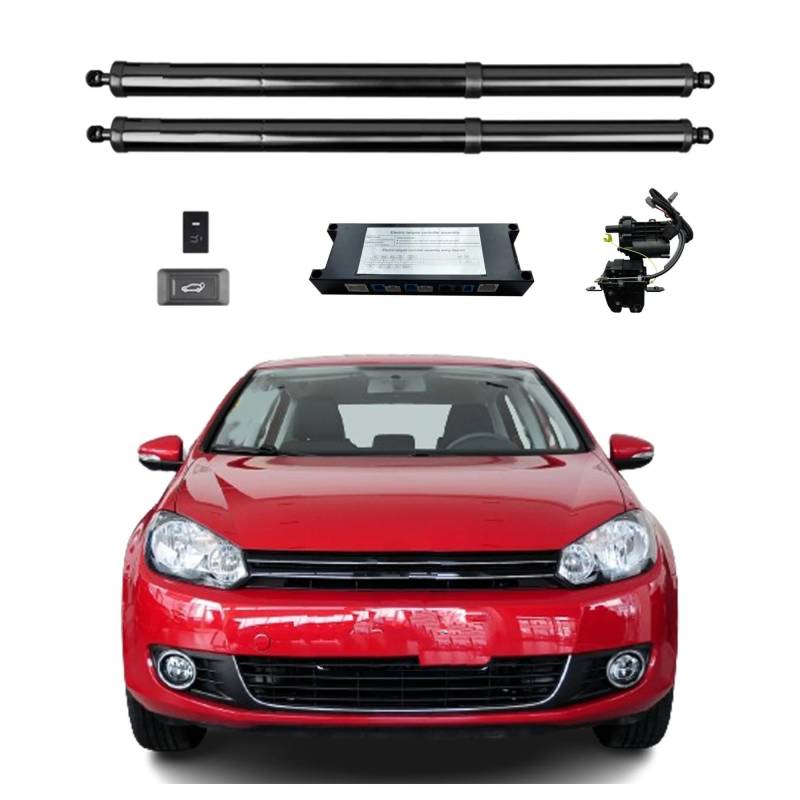 Gasdruckfeder Für VW Für Golf MK6 VI Für GTI 2009-2013 Elektrische Heckklappe Power Zurück Tür Heckklappe Auto Boot Trunk Strut Shock Lift Aktuator Kofferraum Gasfeder(Without Kick Sensor) von Xgupxuc