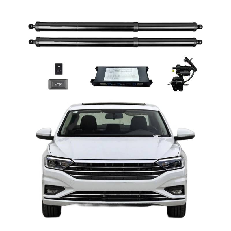 Gasdruckfeder Für VW Für Jetta Für Vento 2019+ Elektrische Heckklappe Power Zurück Tür Heckklappe Auto Boot Trunk Strut Shock Hubstange Antrieb Kofferraum Gasfeder(Without Kick Sensor) von Xgupxuc