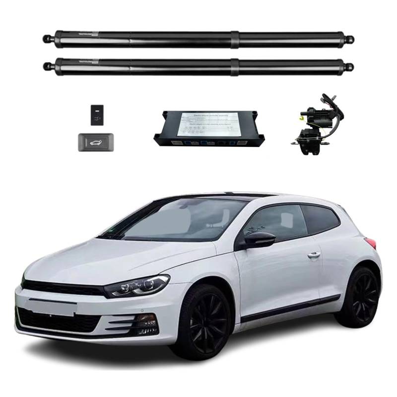 Gasdruckfeder Für VW Für Scirocco 2008-2017 Elektrische Heckklappe Power Zurück Tür Heckklappe Auto Boot Trunk Strut Shock Lift Stange Kofferraum Gasfeder(Without Kick Sensor) von Xgupxuc