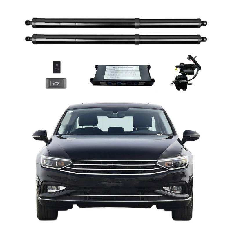 Gasdruckfeder Für VW Passat B8 2016-2023 Elektrische Heckklappe Power Zurück Tür Heckklappe Auto Boot Trunk Strut Shock Hubstange Antrieb Kofferraum Gasfeder(Without Kick Sensor) von Xgupxuc