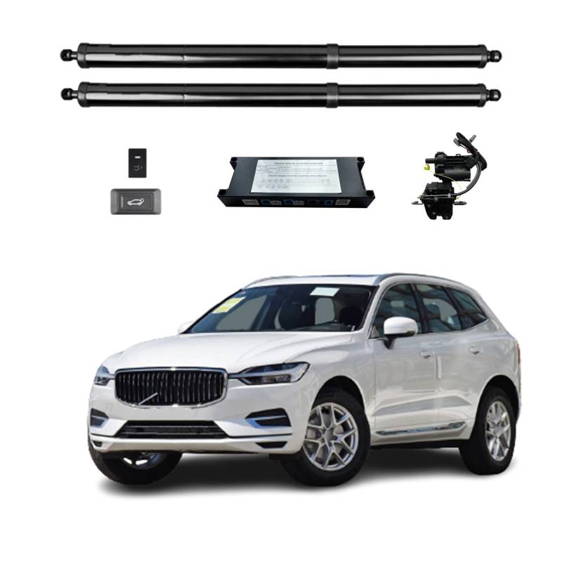 Gasdruckfeder Für Volvo XC60 2018+ Elektrische Heckklappe Power Zurück Tür Heckklappe Heckklappe Auto Boot Trunk Strut Shock Lift Rod Aktuator Kofferraum Gasfeder(with Kick Sensor) von Xgupxuc