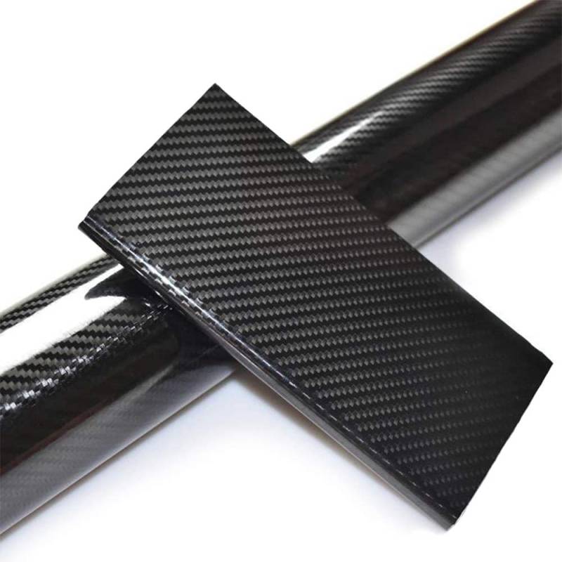 XiXiRan 6D Carbon Folie Auto, Autofolie Carbon Vinyl Wrap 30cm x 152cm, Lackschutzfolie Carbon, Wasserdichter Flexibel Carbon Folie Kohlefaser Autoaufkleber mit Luftkanäle von XiXiRan