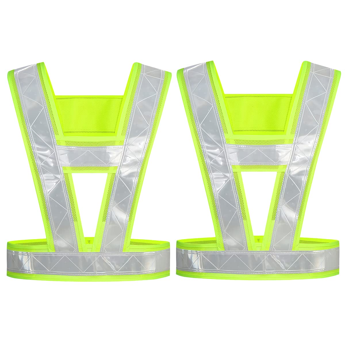 XiXiRan Sicherheitsweste*2, Warnweste Unisex, Reflektierende Warnweste, Unfallweste Waschbar, Pannenweste Auto, 360 Grad Reflektierende Schutz Weste, für Außenwerke, Bauarbeiten, Radfahren, Joggen XiXiRan Sicherheitsweste*2, Warnweste Unisex, Reflektierende Warnweste, Unfallweste Waschbar, Pannenweste Auto, 360 Grad Reflektierende Schutz Weste, für Außenwerke, Bauarbeiten, Radfahren, Joggen von XiXiRan
