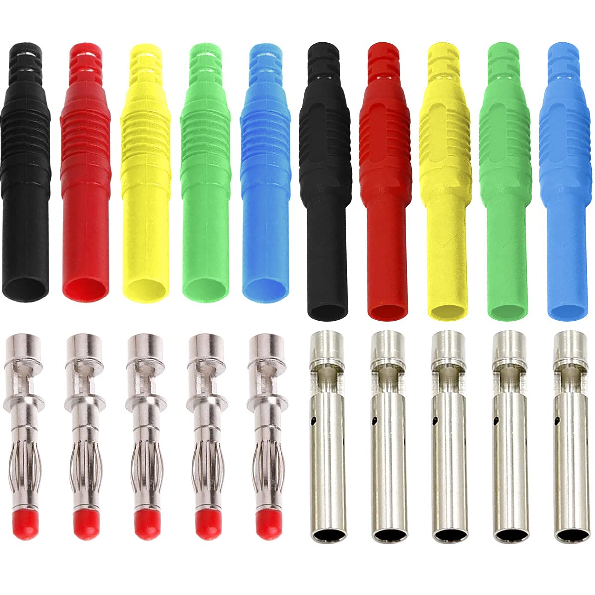 Xiatiaosann Bananenstecker, 10STÜCKE 4mm Bananenstecker Jack Isolierte Sicherheitsummantelung Für Lautsprecher Verstärker Test Sonden Stecker Xiatiaosann Bananenstecker, 10STÜCKE 4mm Bananenstecker Jack Isolierte Sicherheitsummantelung Für Lautsprecher Verstärker Test Sonden Stecker von Xiatiaosann