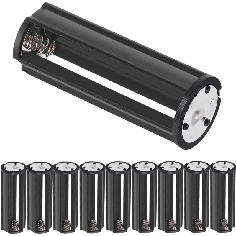 Xiatiaosann Batteriehalter AAA 3x1.5V 4,5V für Taschenlampe Batterien, 10PCS Batteriefach Akku-Aufbewahrungskoffer, 3 Steckplätze 1,5V AAA Batteriehalter von Xiatiaosann