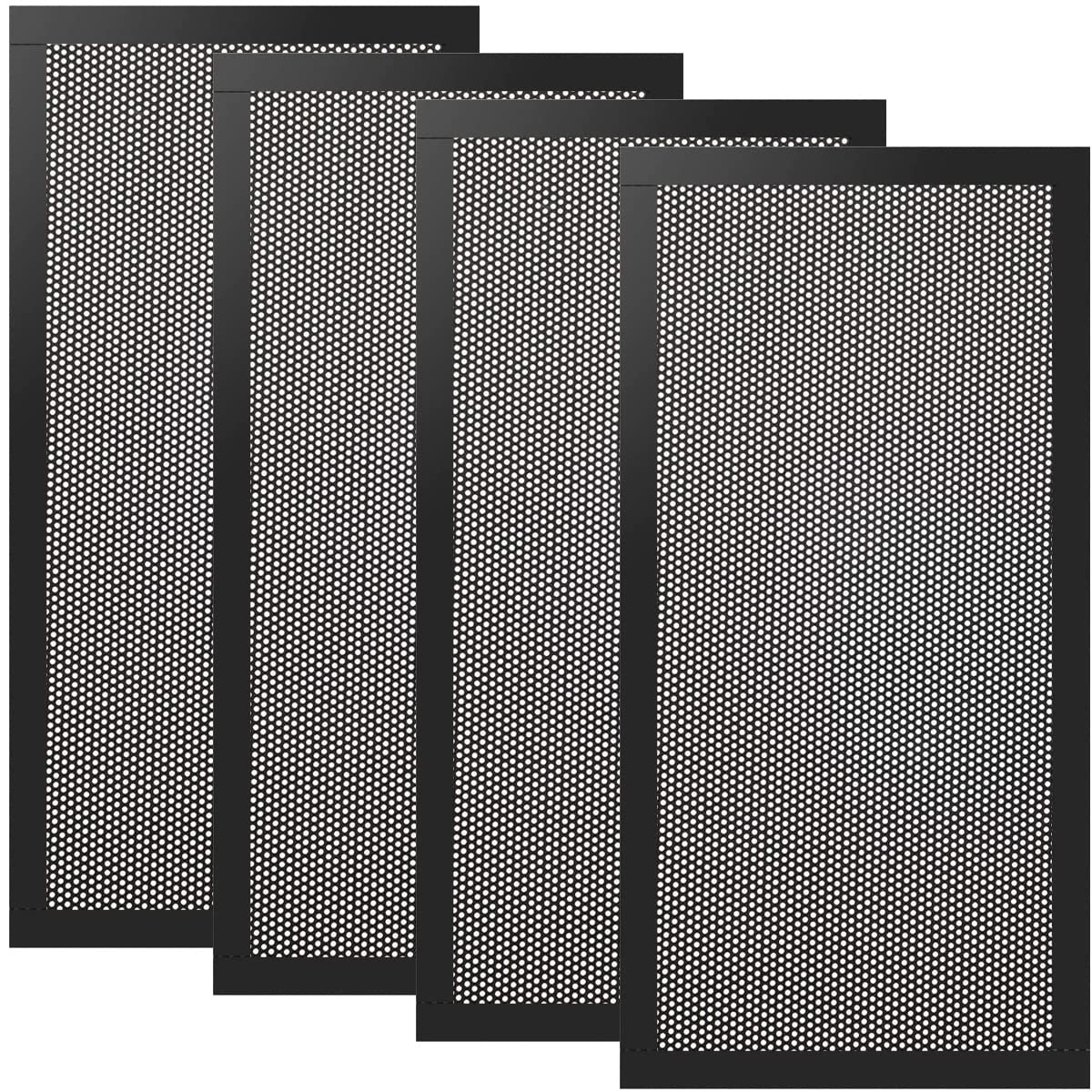 Xiatiaosann Staubfilter PC Gehäuse 120 x 240mm Lüfterabdeckung, Computer PC Kühler Lüfter Lüftergitter Staubfilter Filtermatte Gehäuselüfter, ultrafeines Aluminiumgitter, 4 Stück Xiatiaosann Staubfilter PC Gehäuse 120 x 240mm Lüfterabdeckung, Computer PC Kühler Lüfter Lüftergitter Staubfilter Filtermatte Gehäuselüfter, ultrafeines Aluminiumgitter, 4 Stück von Xiatiaosann