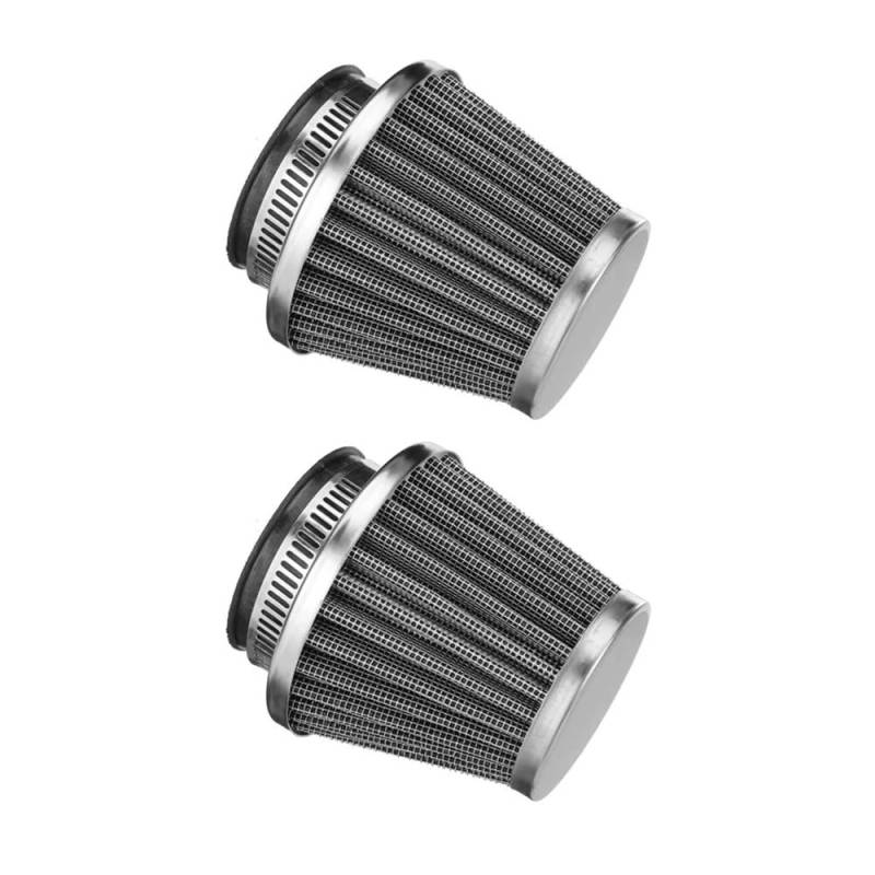 Xiayao 2Pcs 44MM Universal Motorrad Luftfilter Vergaser Luftfilter Motorrad Luftfilter Reiniger Ersatz Motorrad Luftfilter von Xiayao
